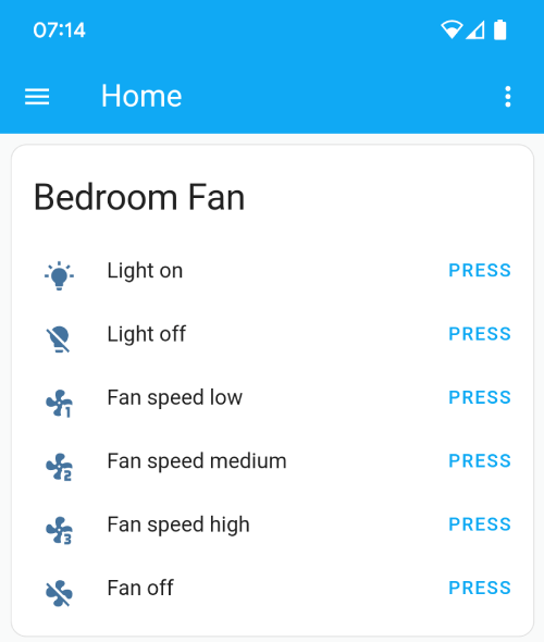 Controlling my ceiling fan from Home Assistant with 433Mhz RF Modules